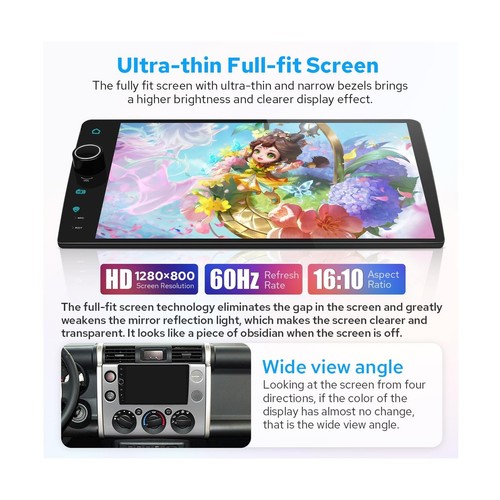 JOYING Car Stereo for Toyota FJ Cruiser 2007-2014 with Wireless Carplay Andro... - Picture 4 of 6