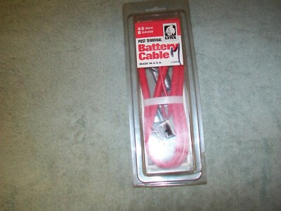 1 of Lynx East Pen part # LCS643C red 43'' top terminal replacement 6 gauge cable