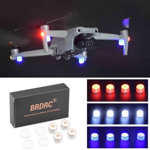 Night Flying Light LED Signal Lamp Accessories For DJI Mavic Mini/Mini 2 Drone - Picture 2 of 12