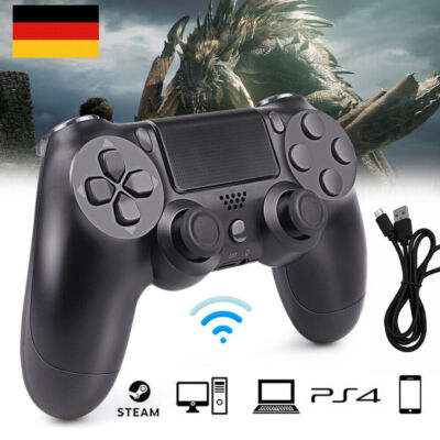 Bluetooth Wireless Controller für PS4 Kabellos Gamepad Kompatibel mit PS 4