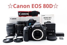 Canon EOS 80D DSLR Camera with EF 28-80mm and EF 80-200mm Lens Set