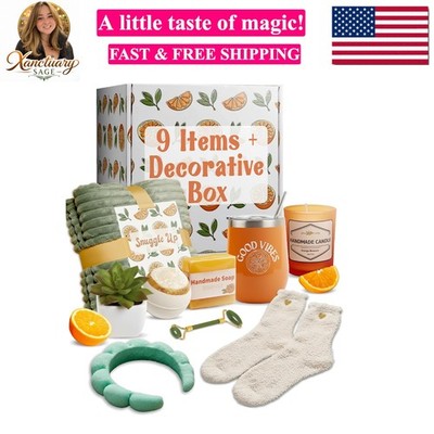 Get Well Soon Pre Made Gift Baskets for Women   Self Care Spa, Care Package w...