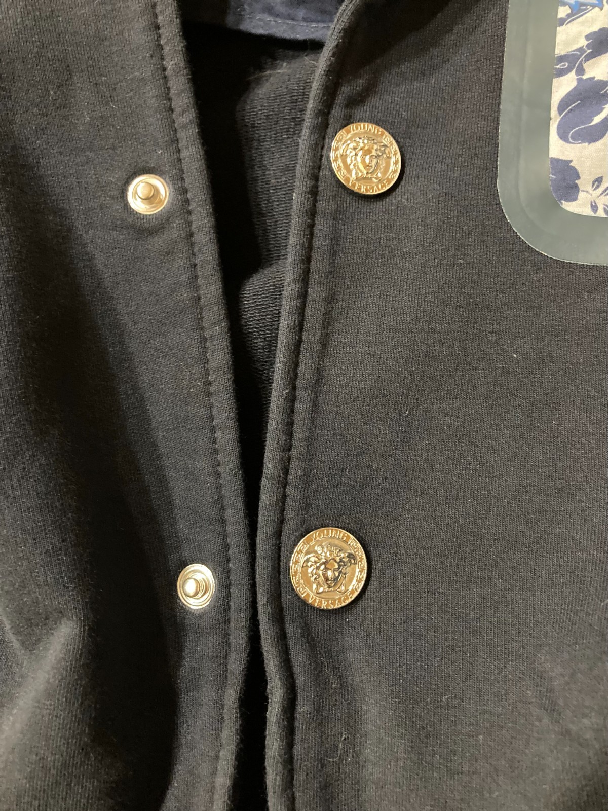 Navy Blue Young Versace Jacket Kids, Made in Italy Size Boys 8A thumbnail 14