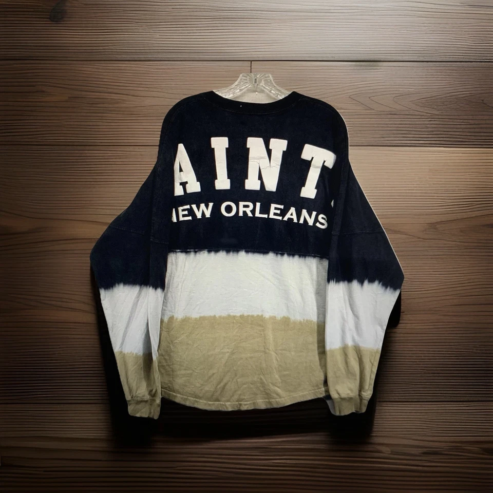 Camiseta New Orleans Saints Spirit manga larga doble cara adulto grande hinchada Foto 2 de 4
