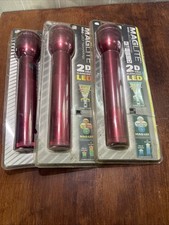 Linterna Maglite 2 Celdas D, Negra Lote de 3 Embalaje Áspero NUEVO
