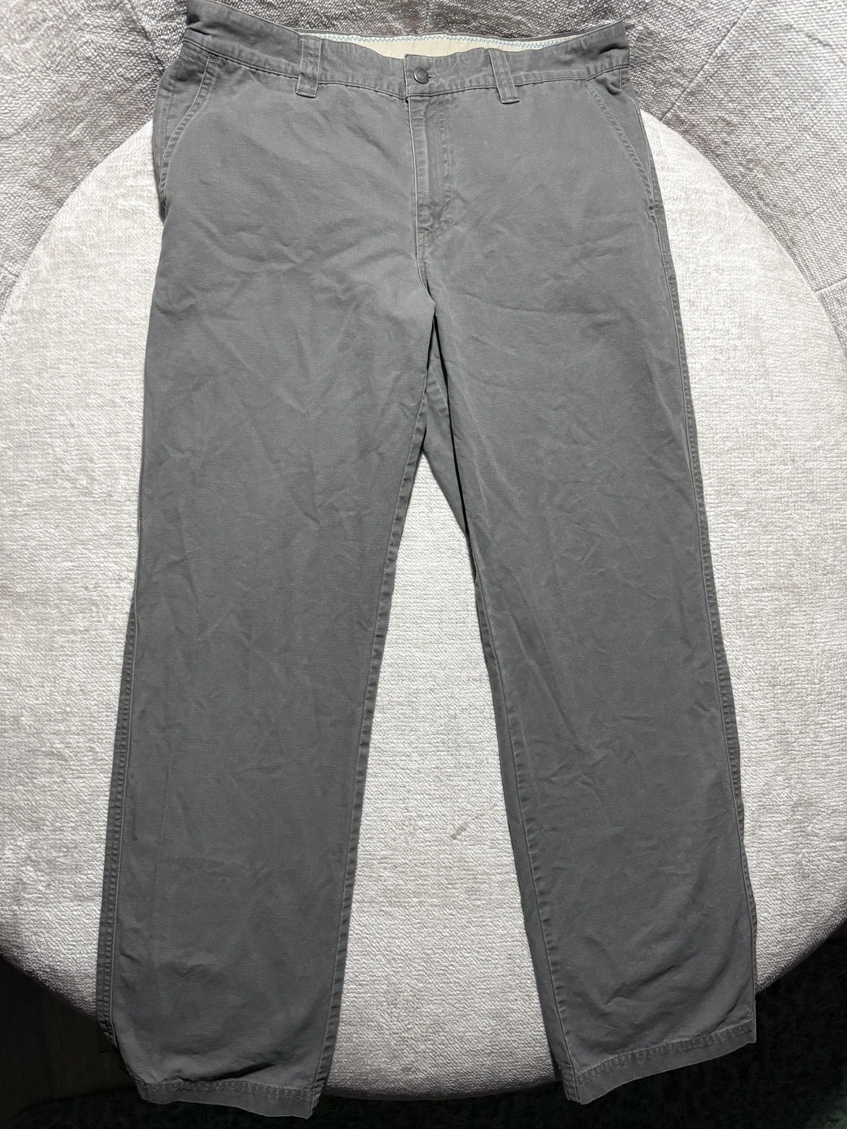 Columbia Pants Mens 34x32 Gray Hiking Outdoor Cargo Chino Straight Leg