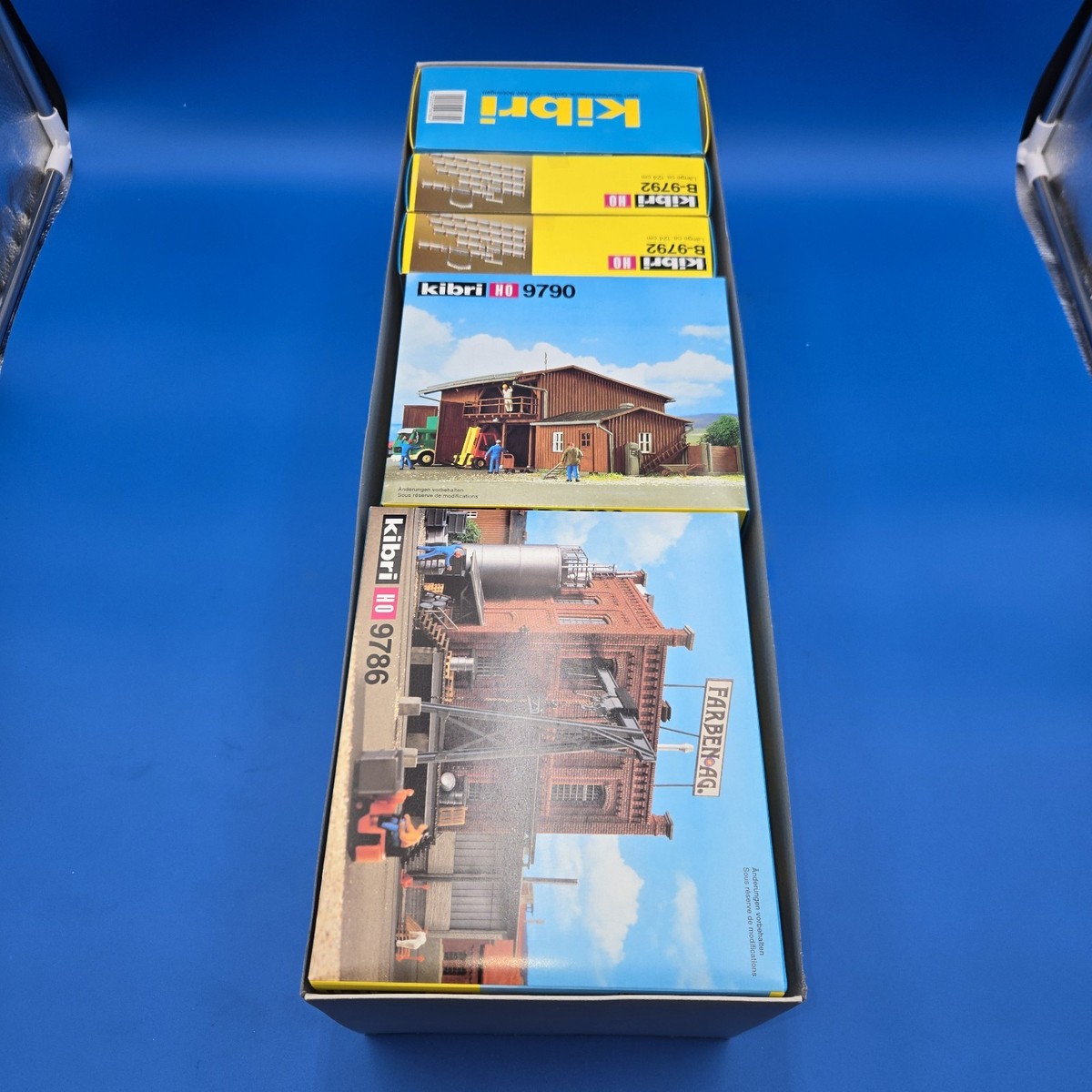 Kibri 9798 HO 6-building Completefactory Complex Building Kit for