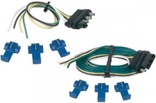 Hopkins Towing Solutions 48205 4 Wire Flat Connector Set with Splice Connectors