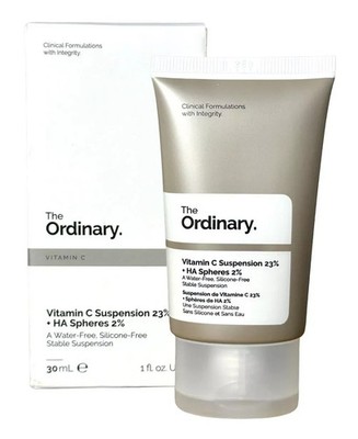 The Ordinary Vitamin C Suspension 23% + HA Hyaluronic Acid Spheres 30ml Boxed