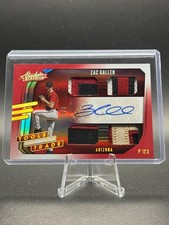 Panini Absolute Tools of the Trade 4 Swatch Signature Zac Gallen Bookend 5/5