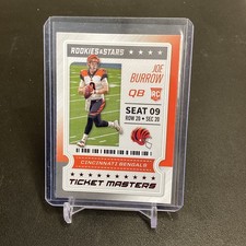 Panini 2020 Rookies & Stars Ticket Masters Joe Burrow RC #11 Bengals