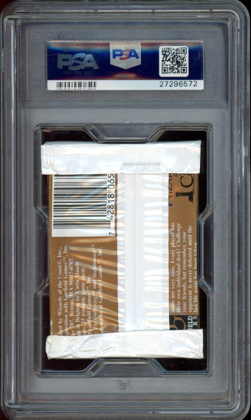 FACTORY SEALED PSA 7 Unlimited MTG/Magic Booster Pack ~ Black Lotus/Mox/Time? view 2