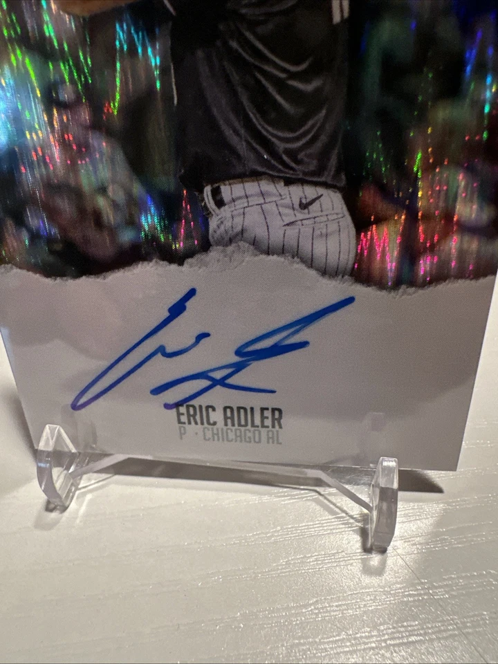 2025 Onyx Rips Limited Edition On-Card Auto Eric Adler White Six Prospect /150 - Image 4 of 4