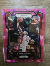 2023-24 Panini Prizm #286 Adama Sanogo Prizms Pink Ice RC Rookie Chicago Bulls