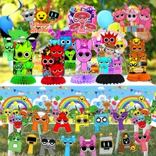 SPRUNKI TOY  Tableware party supplies decoration balloons birthday centerpiece