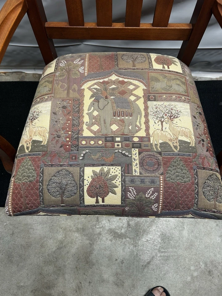 Ethan Allen American Impressions Dining Side and End Chairs, Cherry - Set Of 6 - Image 3 of 4