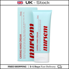 Nursem Hand Cream 75ml Bergamot - Fast-Absorbing Moisturiser for Dry Cracked