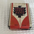 EAGLE STEEL PENS VINTAGE BOX OF 85 STEEL PEN NIBS , ITEM 280