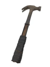 Vintage Estwing 20 oz Claw Hammer Leather Stacked Handle Rustic Distressed