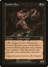 MTG Zombie Boa Apocalypse #54 Common Magic The Gathering