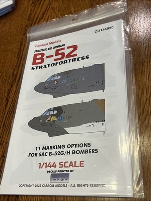 1/144 Caracal Decals #144020 SAC B-52 Stratofortress