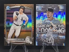 2025 Kyle Teel 8x Card Lot Bowman Chrome Paper White Sox Prospect RC