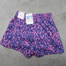 Nike One Training Shorts Kids Medium Pink Purple Dri-FIT Animal Print 38 NEW