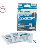 Merck Safe-Guard Canine Dewormer  For Dogs 6 Weeks and Older 3 x 2 gm