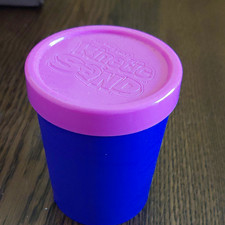 Kinetic Sand Kinetic Model Purple Container with Pink Lid Storage Canister