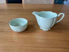 Vintage Johnson Brothers "GREEN DAWN" Jug & Sugar Bowl EXCELLENT