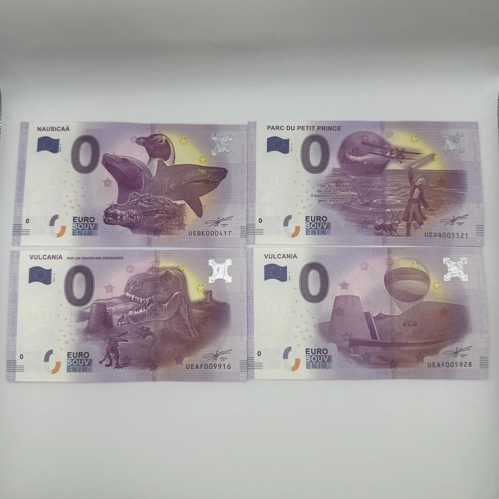 Billet Zéro 0 € Euro Touristique / Souvenir 2017