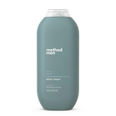 Method Men Body Wash, Sea and Surf Scent, Paraben and Phthalate Free, Quick-Lath