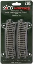 KATO HO calibro curva linea R370-22,5 4 pezzi 2-280 modellismo ferroviario forniture F/S