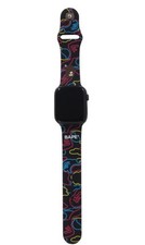 Authentic a bathing ape bape neon camo Apple Watch band L black 45mm new