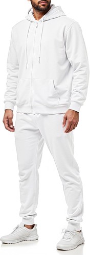 Men's Full Zip Hoodie & Jogger Pants 2 Piece Tracksuit Set Athletic Casual