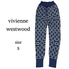 Vivienne Westwood Rare Squiggle Knit Leggings Pants