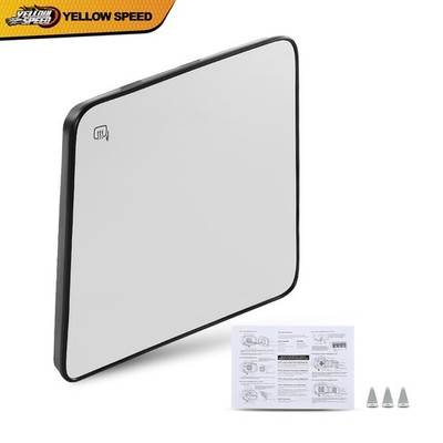 F-350 Super Duty Manual Upper Towing Mirror Glass; Driver Side (11-16 F F-350 Super Duty Manual Upper Towing Mirror Glass; Driver Side (11-16 F