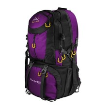 Zaino da Esterno Escursionismo Hikking Montagna Campeggio Bag 50L Lilla GF80762
