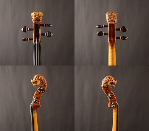Löwenkopf!Ein Stück Rücken! Eine M20+ 4/4 Violine, erstaunlich, bester Ton