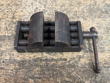RARE Antique Vintage Jeweler Gunsmith Watchmaker Machinist Bench Vise Tool