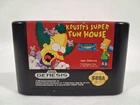 New ListingSega Genesis Krustys Super Fun House game The Simpsons tested vintage