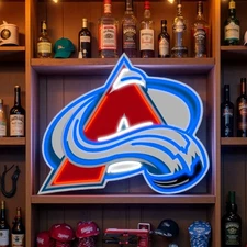 16"x13" Colorado Avalanche LED Neon Sign With Dimmer USB Powered Light Lamp