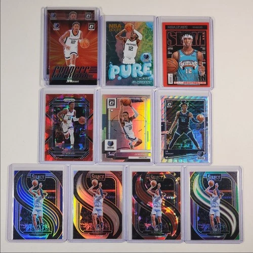 [11] JA MORANT 2020-21 DONRUSS OPTIC HOLO PRIZM ICE SELECT BLUE PRIZM Q3641