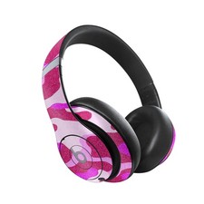 MightySkins Pink Camo Glossy Glitter Skin for Beats Studio Pro Protective Durabl
