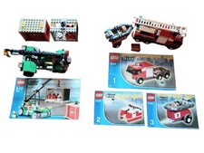 LEGO City 7239 Fire Truck & 7992 Container Stacker