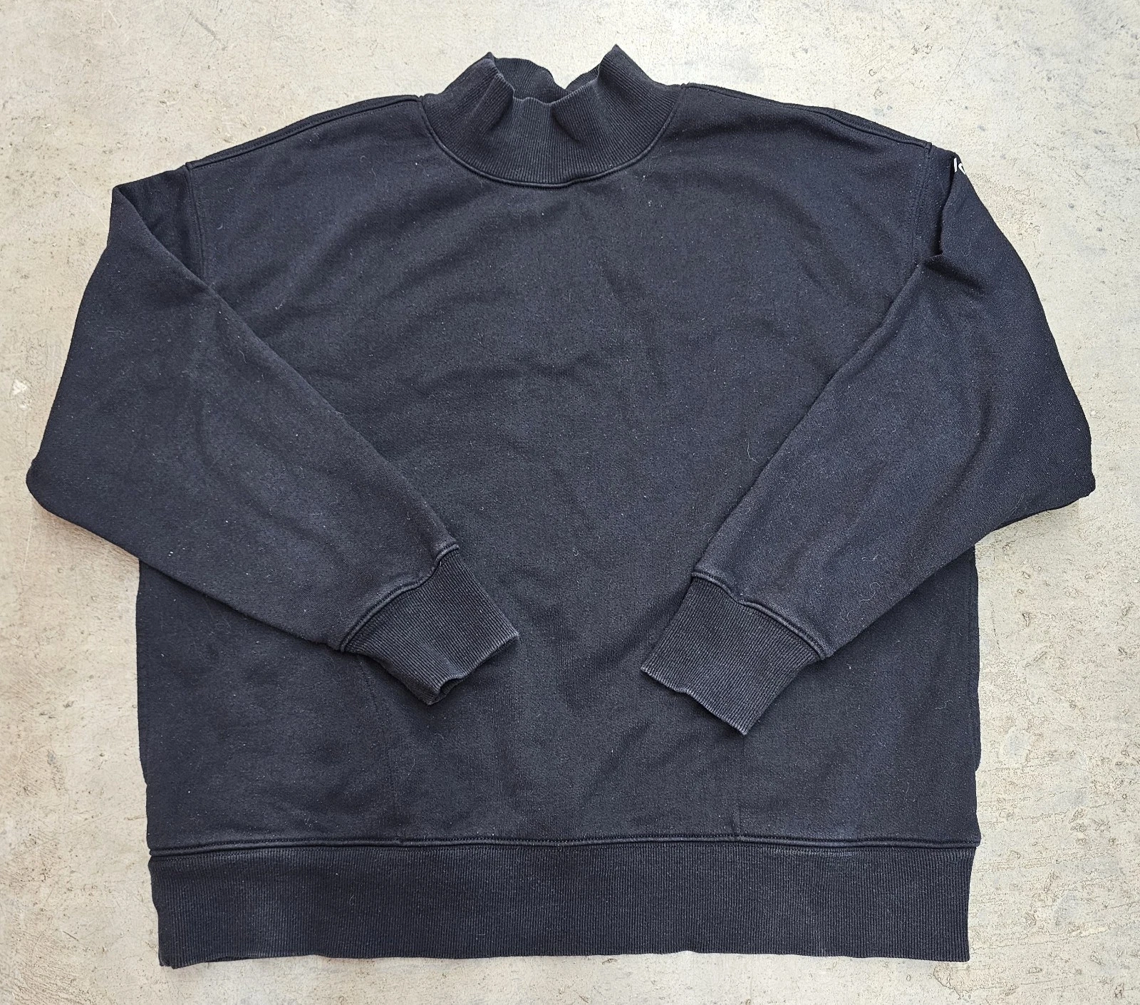 alo-yoga mockneck oversized long sleeve gym outdoor sweatshirt