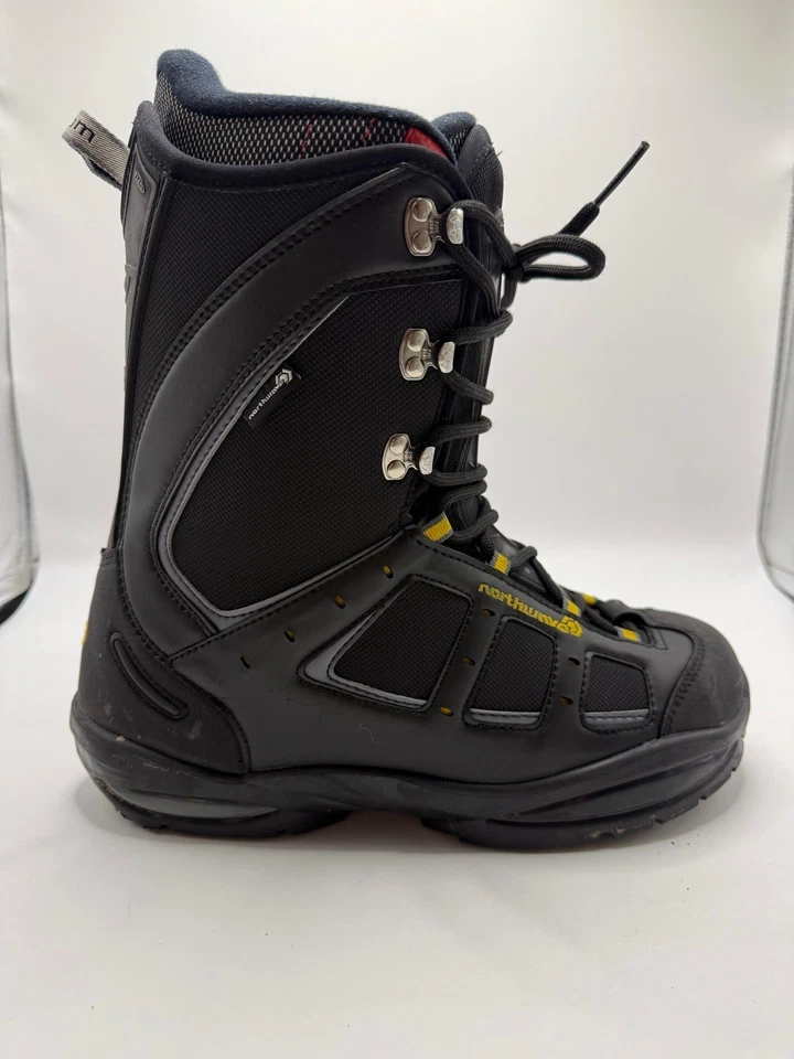 Botas de Snowboard Northwave Negras/Amarillas Para Hombre Talla 10 – All-Mountain Freestyle Foto 4 de 4