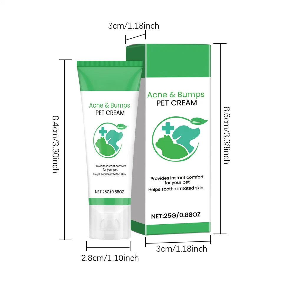 YEGBONG Pomada para Piel de Mascotas Perro y Gato Cabello Regeneración Cuidado Crema para Picazón, Piel Seca Foto 2 de 4