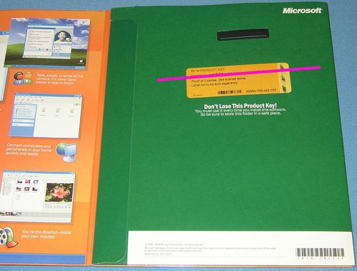 Microsoft Windows XP Home Edition Upgrade Version 2002 CD + Key for 98 Me In Box - Picture 12 of 14