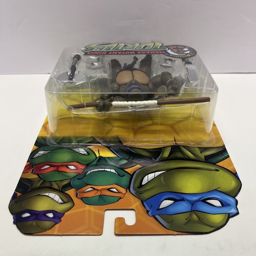 Teenage Mutant Ninja Turtles TMNT 2003 Retro RIEDIZIONE Donatello 4" NUOVO - Foto 7 di 7